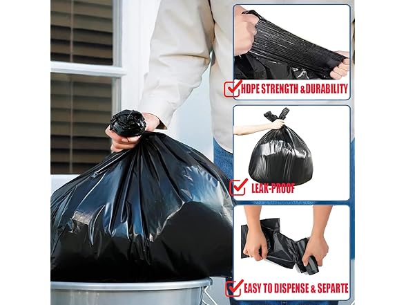 BEIDOU-PAC 55-60 Gallon Trash Bags