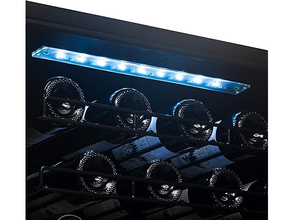 NewAir Freestanding Dual Zone Wine Fridge - 98 Bottle