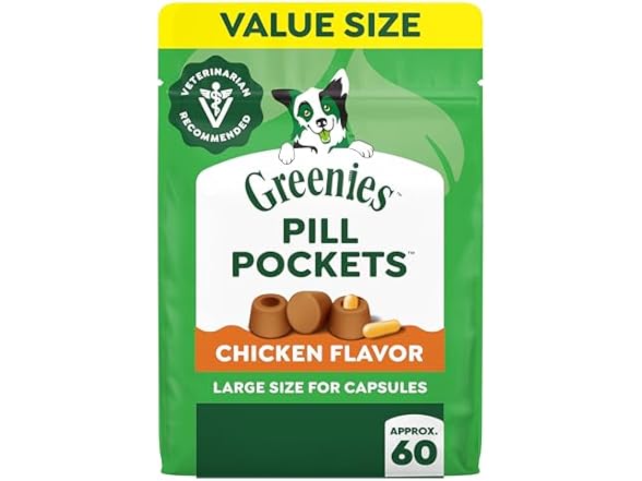 Greenies Pill Pockets for Dogs Large Size
