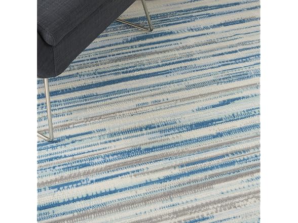 Nourison Jubilant Blue Rug 6x9