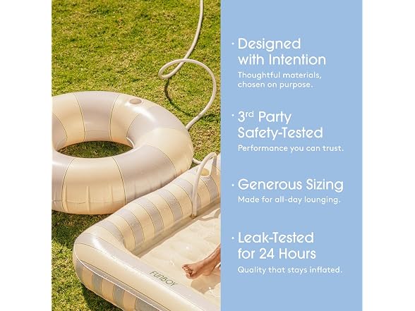 FUNBOY 46" Vintage Blue & Green Pool Float Inner