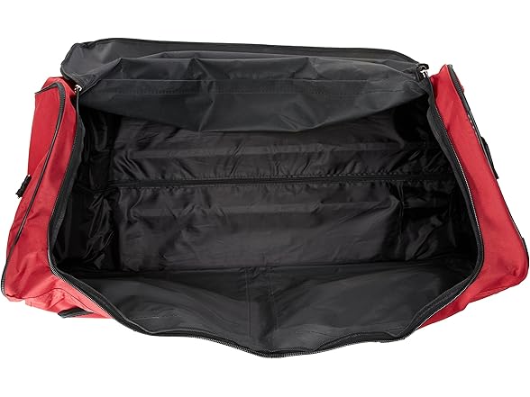 Rockland Rolling Duffel Bag, Red, 40"