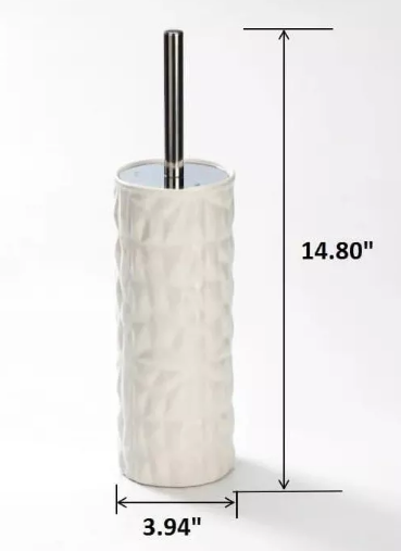 J&V TEXTILES Ceramic Toilet Brush - Gallery 9