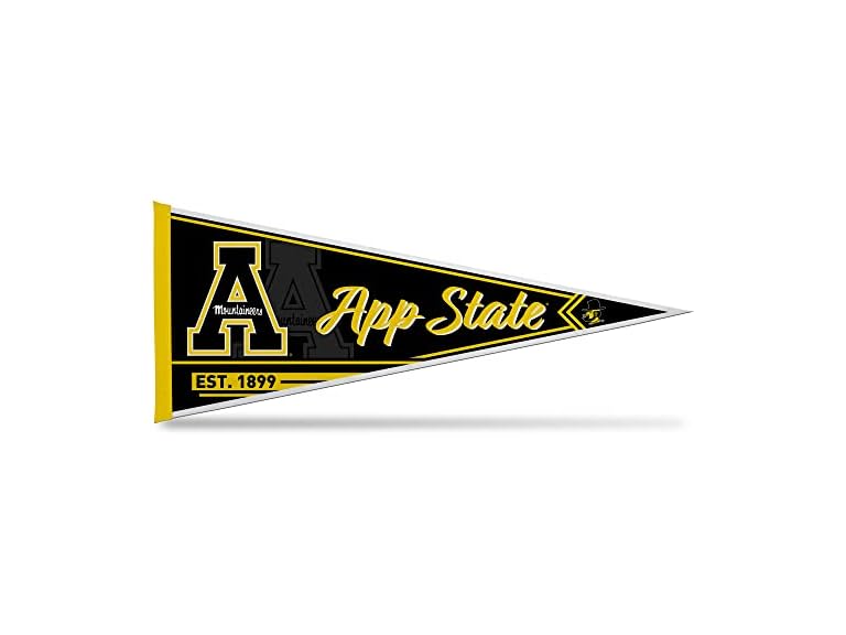 Rico Industries NCAA Appalachian State Mountaineers Classic 12" x 30" Felt Wall Décor Pennant - Great for Home/Bed Room/Man Cave Décor
