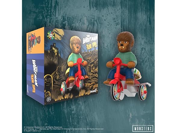 Super7 Super Cycles Universal Monsters The Wolf Man