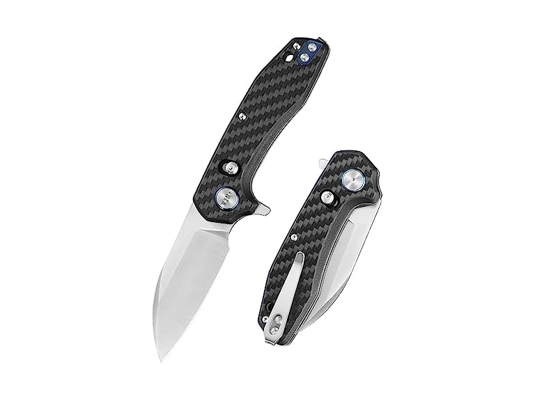 WIN+ Pocket Knife with Button Lock