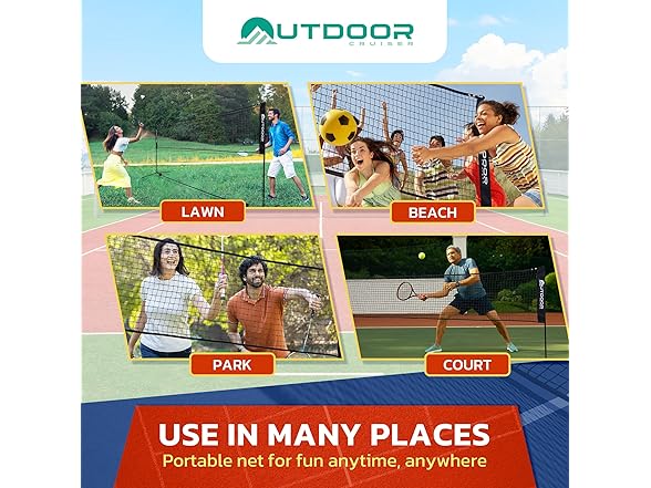 Outdoor Cruiser Portable Sports Net