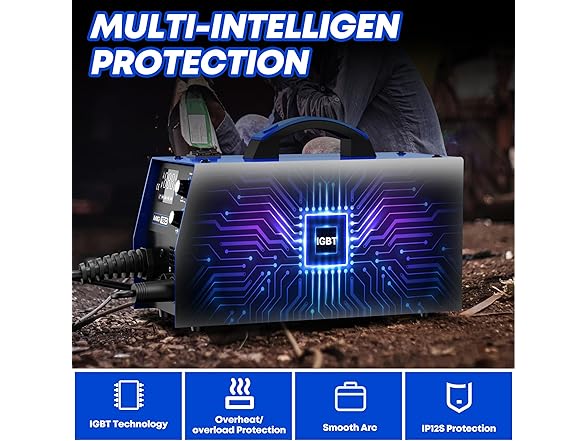 SILVEL 160Amp MIG Welder,110V Flux Core