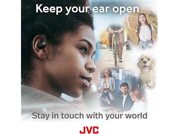 JVC Nearphones Open Ear True Wireless Earbuds