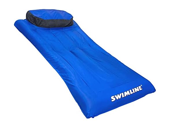 Fabric Covered Pool Float Mattress Lounger