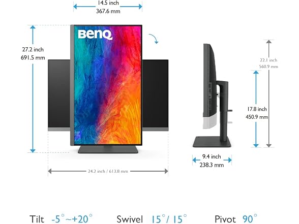 BenQ PD2706U 27” 4K UHD (3840x2160) Monitor