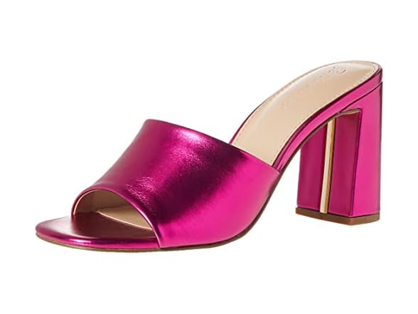 The Drop Women's Pattie High Block Heeled Mule Sandal