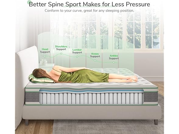 Novilla King 10" Hybrid Mattress