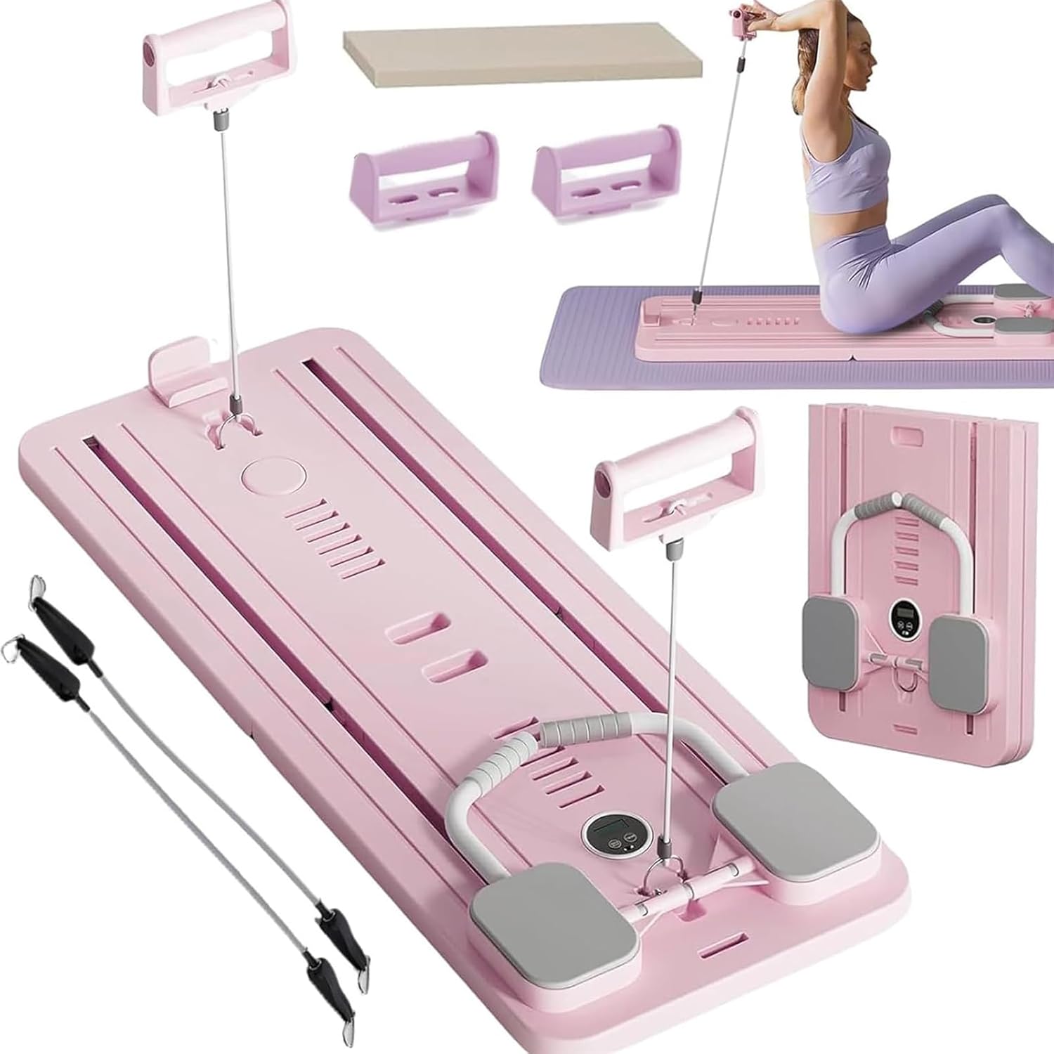 Portable Pilates Reformer Home Gym - Gallery 12