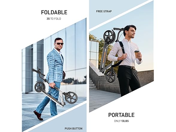 Foldable Kick Scooter for Kids & Adults