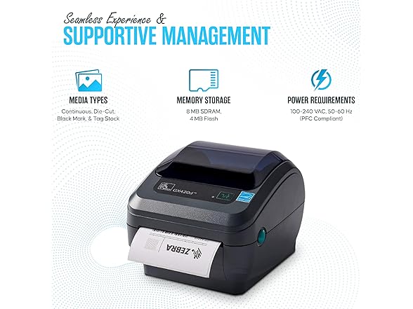 Zebra Thermal Desktop Label Printer