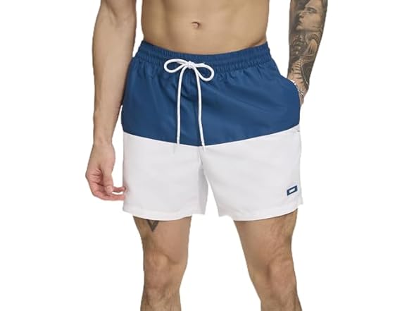 DKNY Men's (2XL) Men's Swim Swim Trunk