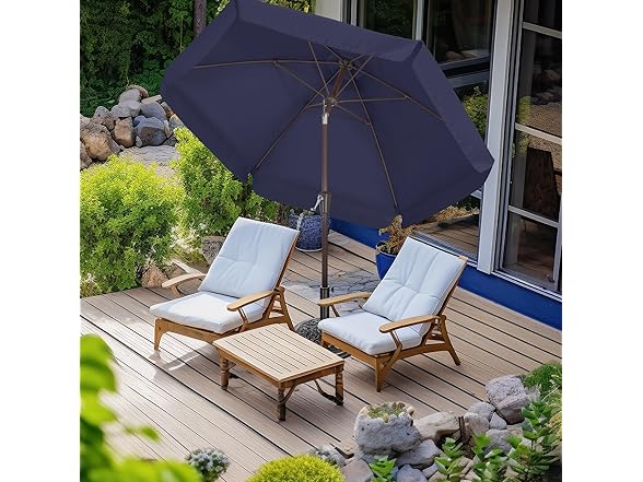 ABCCANOPY 7.5ft Umbrella Navy Blue