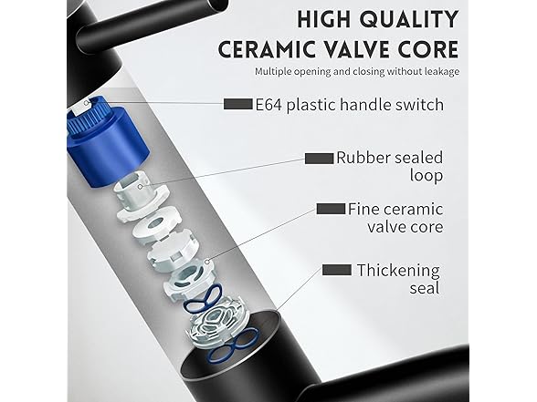 SOKA Bathroom Sink Faucet Single Handle Stain
