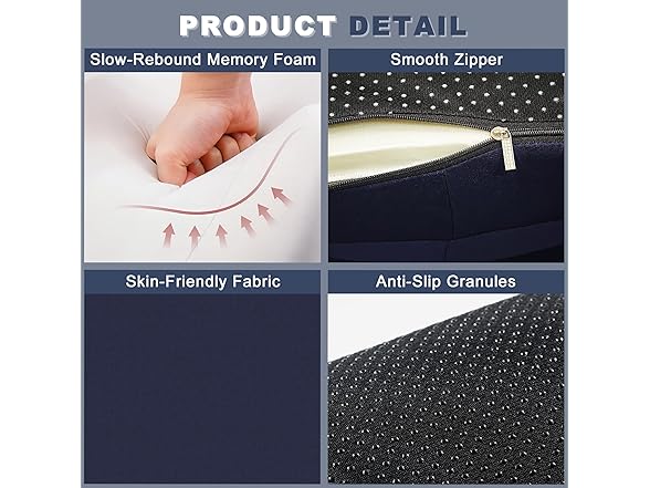 Memory Foam Ergonomic Wedge Pillow