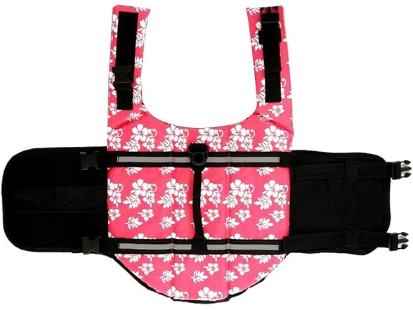 Dog Life Jacket Adjustable Dog Lifevest Swim