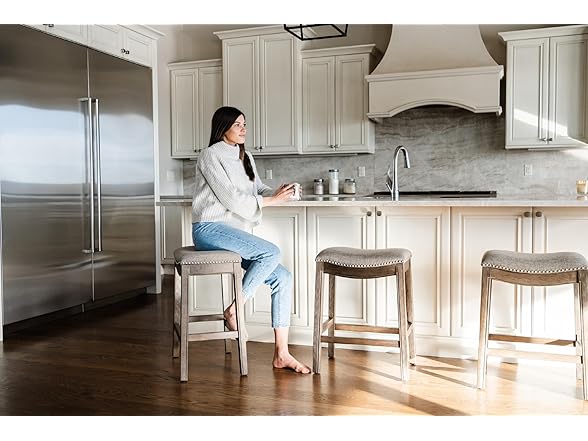 Maven Lane Adrien Backless 26" Counter Stool