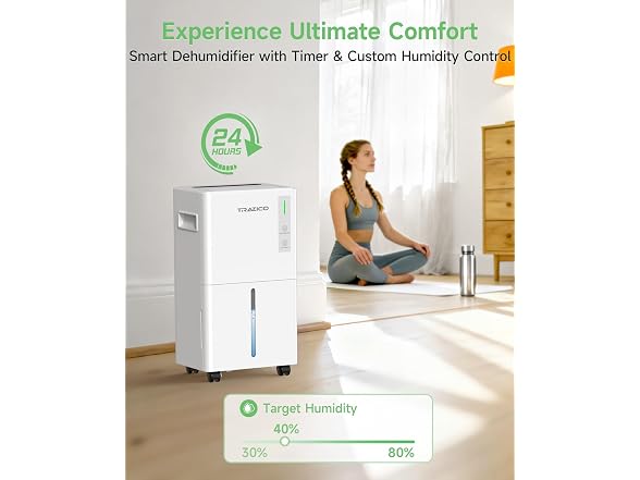 Trazico 21 Pint Dehumidifier