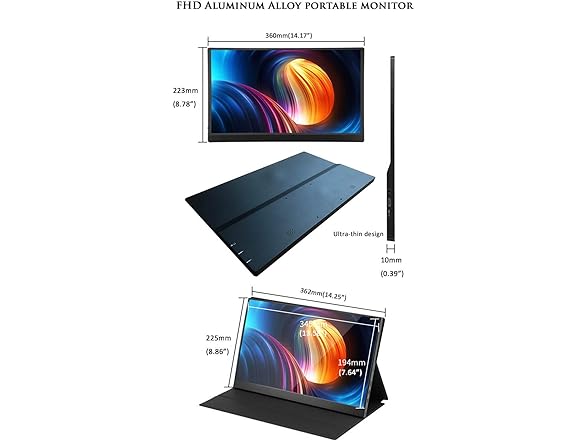 15.6inch FHD 1080P Portable Monitor