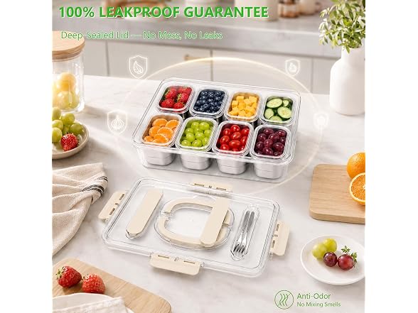 Xinzhanbuy Stainless Steel Snackle Box