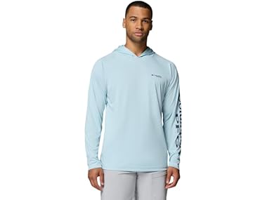 $11.99, Was $45, 73% Off! Columbia Mens PFG Terminal Tackle LS Fishing Hoodie dealfomo