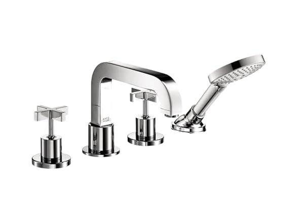 AXOR Citterio Modern 2-Handle 15-inch Wide Roman Tub Filler