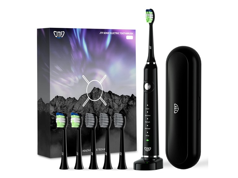Sonic Toothbrush with 6 Brush Heads