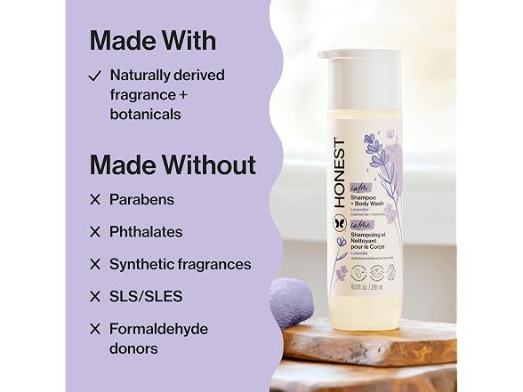 The Honest Company Shampoo and Body Wash MQ4B