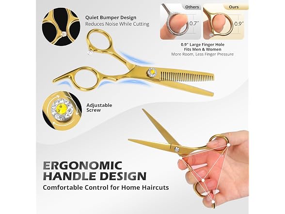 21Pcs 440C Hair Cutting Scissors Kit