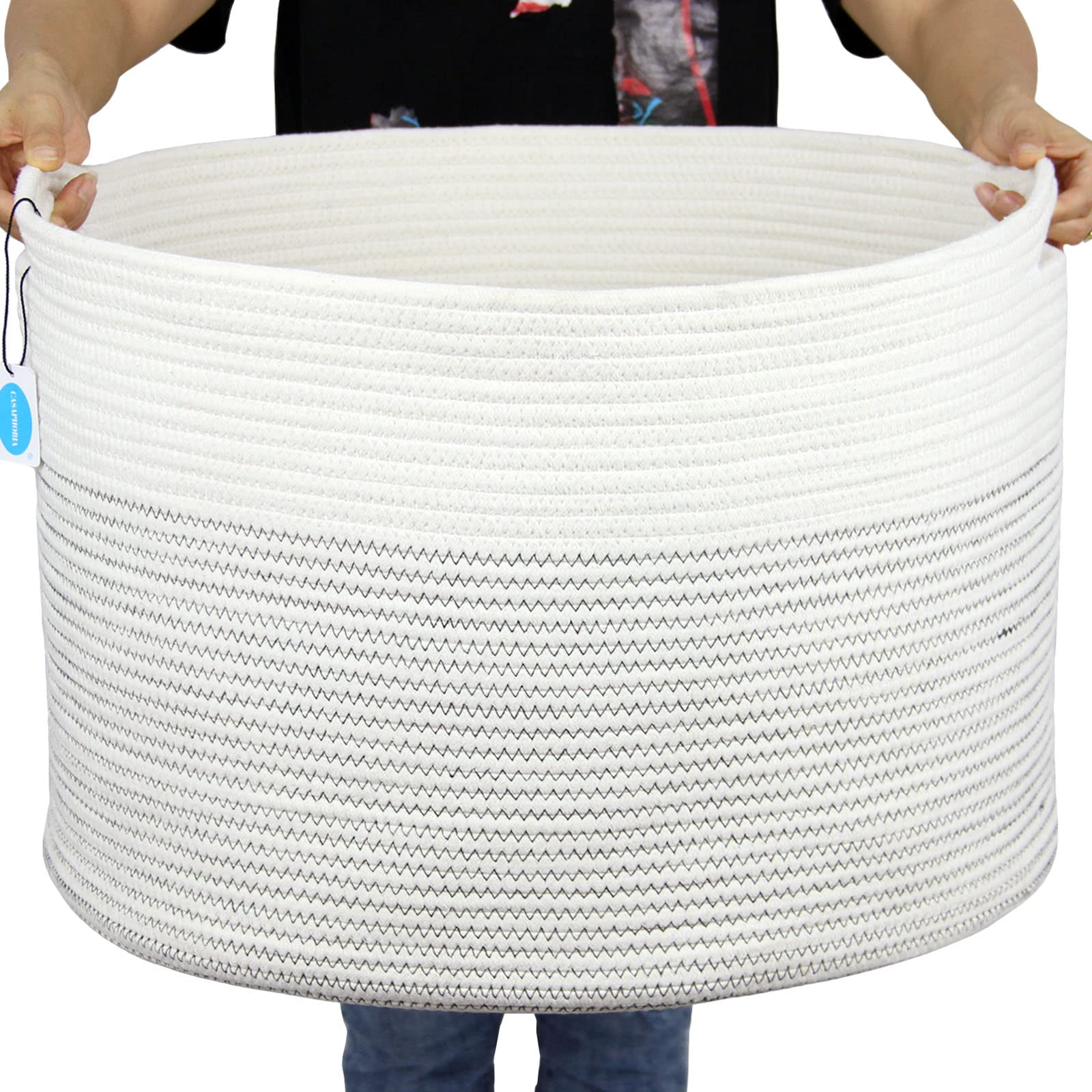 Casaphoria XXXLarge Cotton Rope Basket - Gallery 19