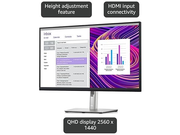 Dell Dell P2723DE 27 QHD WLED LCD Monitor -