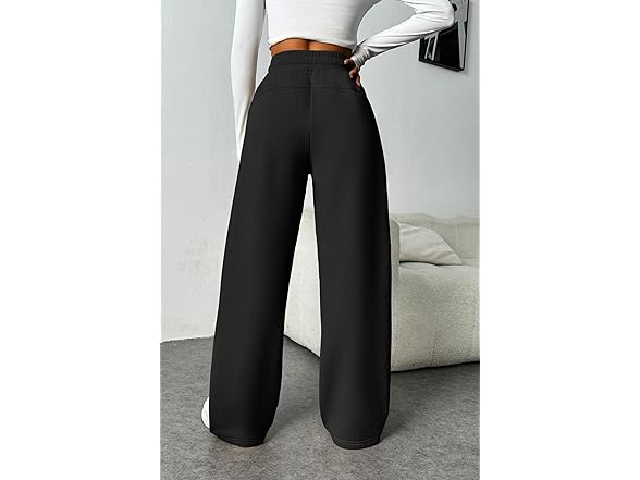 Women’s Fleece Wide Leg Sweatpants