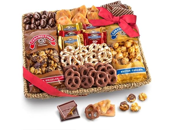 $19.99, Was $42.4426, 52% Off! A Gift Inside Choc Caramel Crunch Basket dealfomo