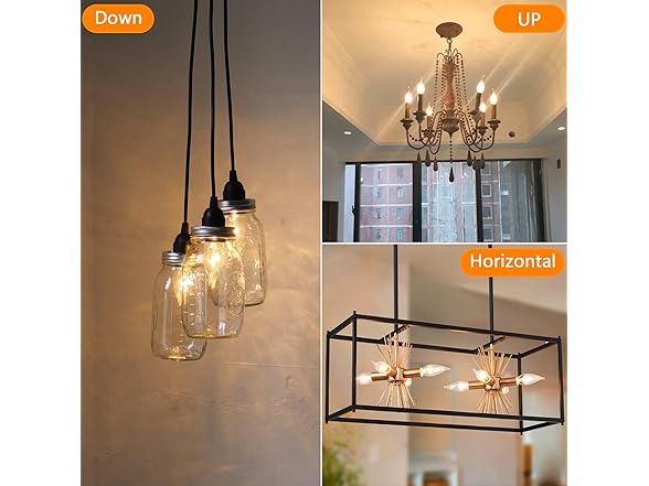 Brightever 12-Pk Vintage Incandescent Light Bulbs 40W