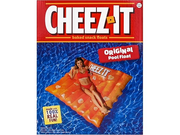 Giant Cheez-It Pool Float 