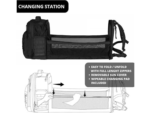 Phil & Jack Dad Diaper Bag Backpack