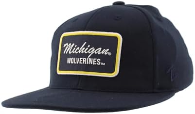 ZHATS Standard NCAA Officially Licensed Fitted Hat M15Z Brick Team Color, Medium
