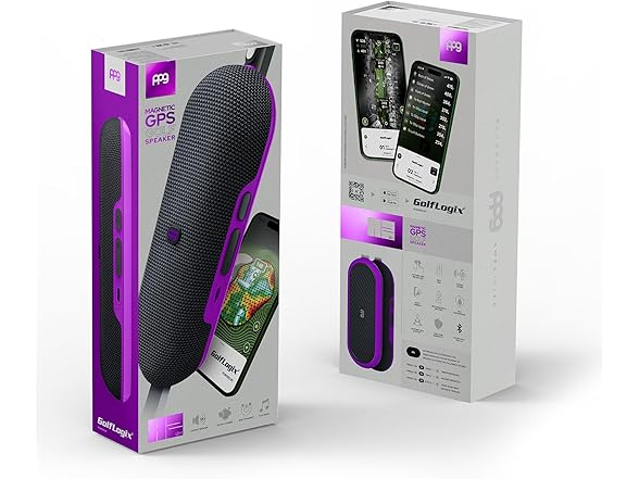 PPG Golf Speaker with GPS Powered by Golf Logix