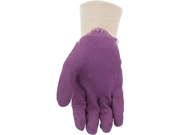 MUD 020DP Latex Grip Garden Gloves, Violet