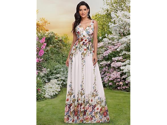 Ever-Pretty Women (8) Dress Floral Print