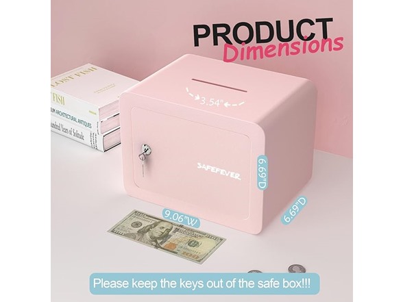 Small Money Safe with Drop Slot