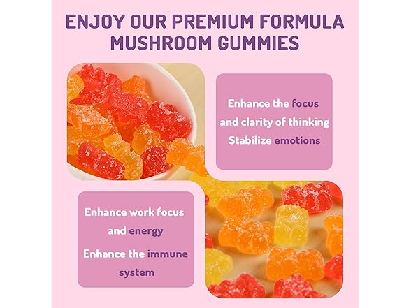 Ashwagandha and Mushroom Gummies