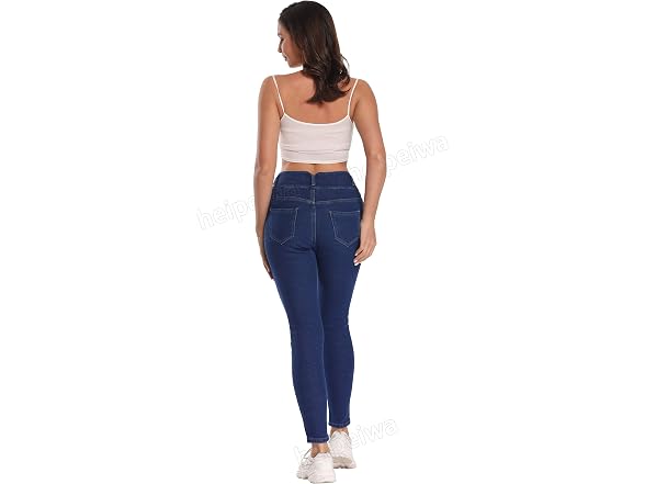 Heipeiwa Women (L) Fleece Lined Jeans Winter Jeans