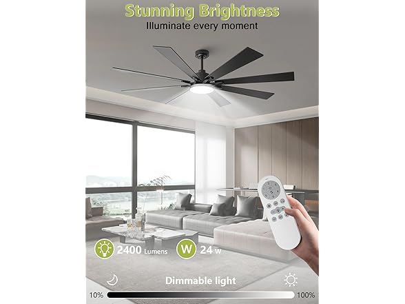 72 Inch Modern Ceiling Fans
