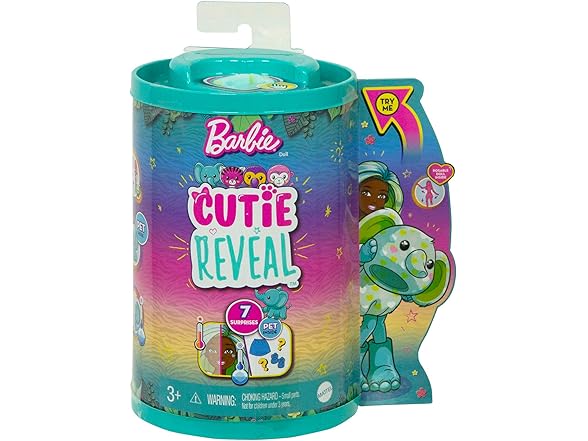 Barbie Cutie Reveal Chelsea Doll, Jungle